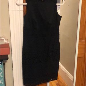 Ann Taylor navy blue dress